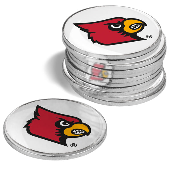 Louisville Cardinals - 12 Pack Ball Markers