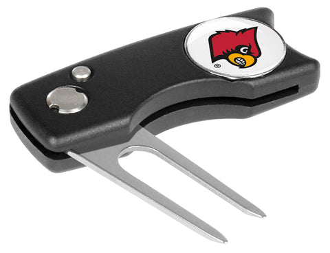 Louisville Cardinals - Spring Action Divot Tool - Linkswalkerdirect