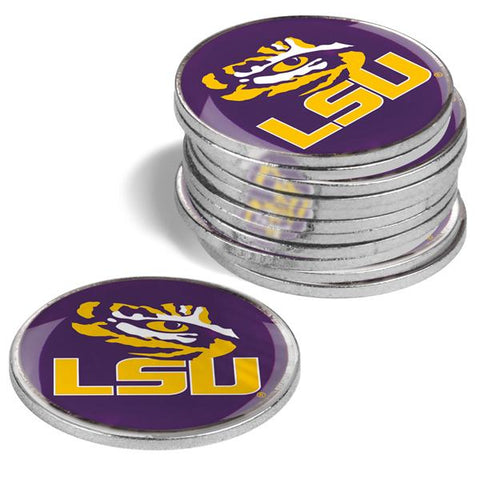 LSU Tigers - 12 Pack Ball Markers