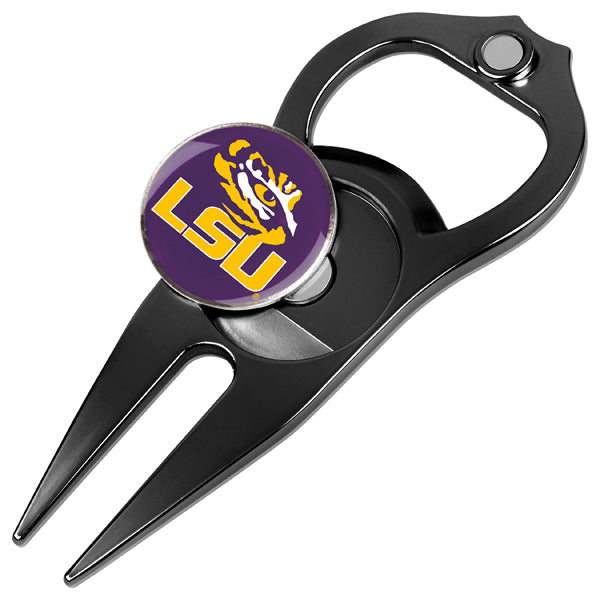 LSU Tigers - Hat Trick Divot Tool Black