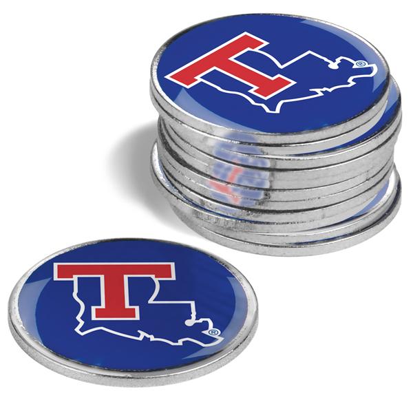 Louisiana Tech Bulldogs - 12 Pack Ball Markers