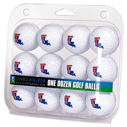 Louisiana Tech Bulldogs Golf Balls 1 Dozen 2-Piece Regulation Size Balls