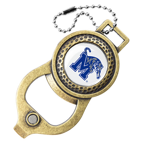 Memphis Tigers Golf Bag Tag with Ball Marker