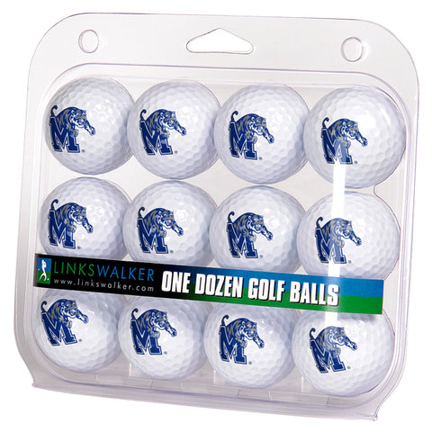 Memphis Tigers - Dozen Golf Balls - Linkswalkerdirect