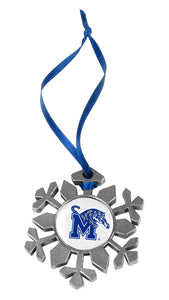 Memphis Tigers - Snow Flake Ornament - Linkswalkerdirect