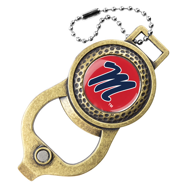 Mississippi Rebels - Ole Miss Golf Bag Tag with Ball Marker