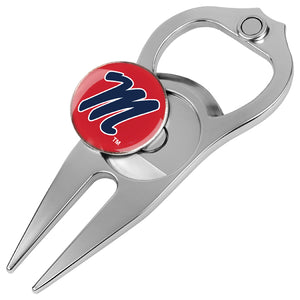 Mississippi Rebels  -  Ole Miss - Hat Trick Divot Tool - Linkswalkerdirect