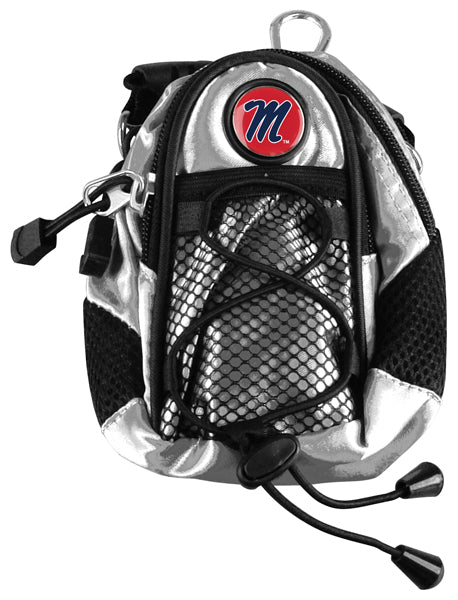 Mississippi Rebels  -  Ole Miss - Mini Day Pack  -  Silver - Linkswalkerdirect