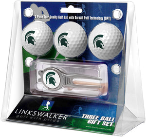 Michigan State Spartans - Kool Tool 3 Ball Gift Pack