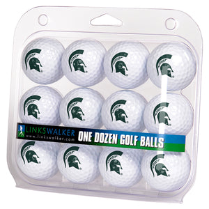 Michigan State Spartans - Dozen Golf Balls