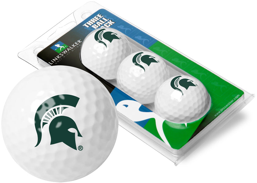 Michigan State Spartans - 3 Golf Ball Sleeve