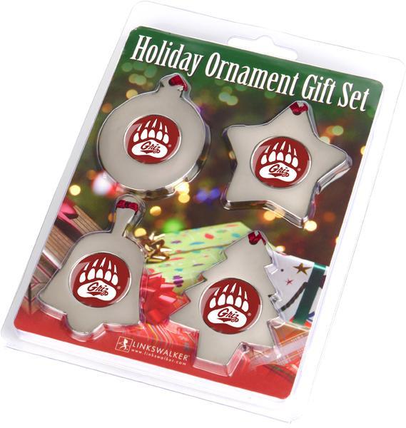 Montana Grizzlies - Ornament Gift Pack - Linkswalkerdirect