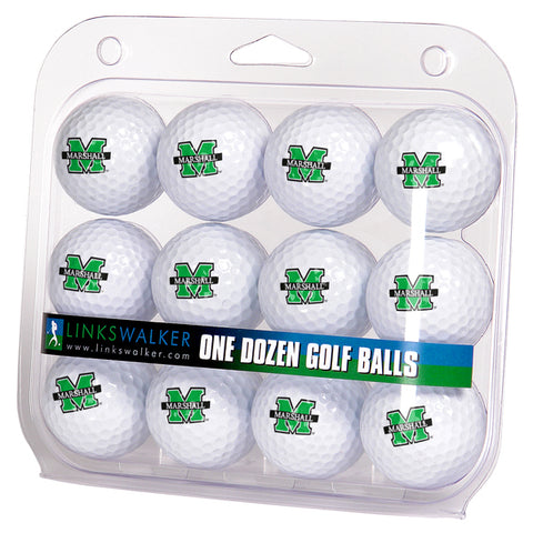 Marshall University Thundering Herd Golf Balls 1 Dozen 2-Piece Regulation Size Balls