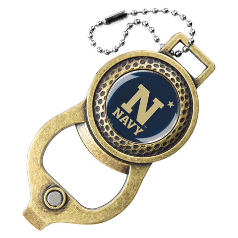 Naval Academy Midshipmen Golf Bag Tag with Ball Marker