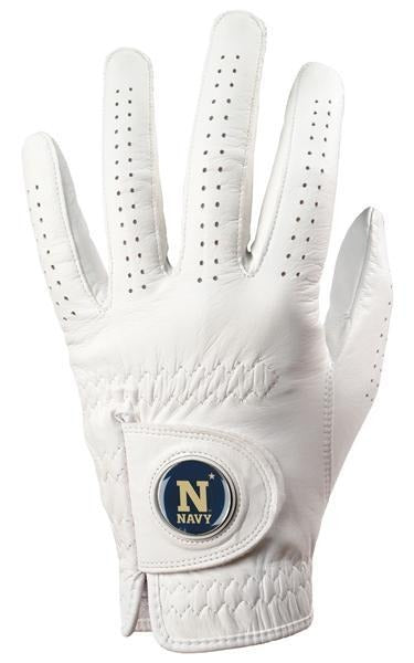 Naval Academy Midshipmen - Cabretta Leather Golf Glove - Linkswalkerdirect