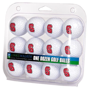 NC State Wolfpack - Dozen Golf Balls - Linkswalkerdirect