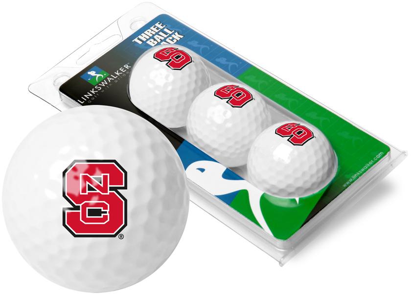 NC State Wolfpack - 3 Golf Ball Sleeve