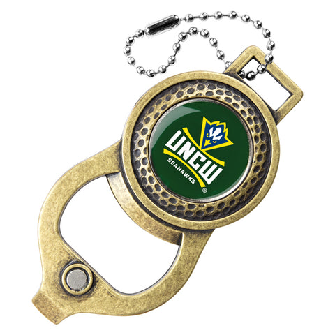 North Carolina Wilmington Seahawks Golf Bag Tag with Ball Marker