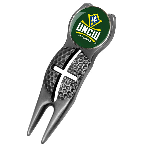 North Carolina Wilmington Seahawks - Crosshairs Divot Tool  -  Black