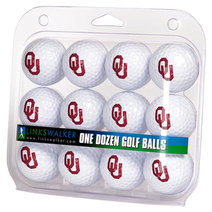 Oklahoma Sooners Golf Balls 1 Dozen 2-Piece Regulation Size Balls