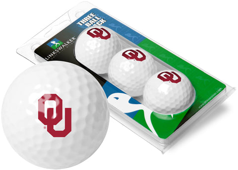 Oklahoma Sooners - 3 Golf Ball Sleeve