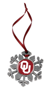 Oklahoma Sooners - Snow Flake Ornament