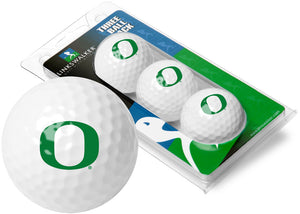 Oregon Ducks 3 Golf Ball Gift Pack 2-Piece Golf Balls