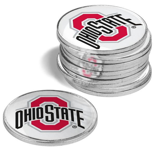 Ohio State Buckeyes - 12 Pack Ball Markers