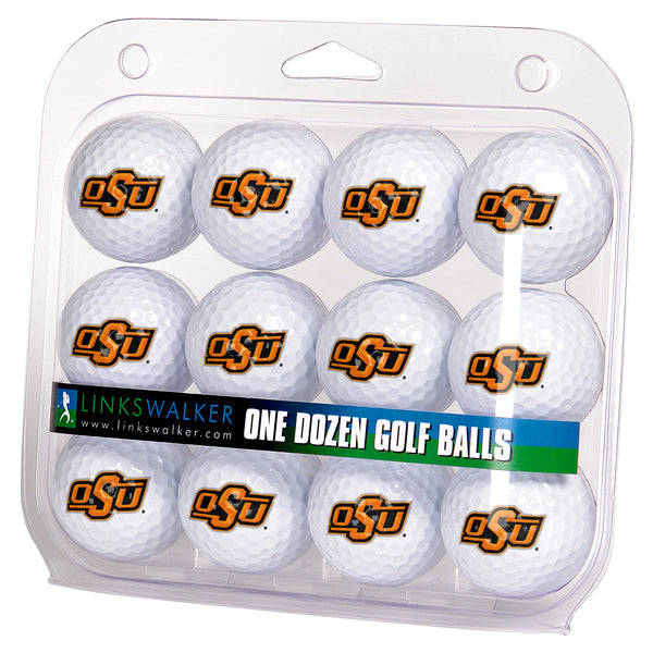 Oklahoma State Cowboys Golf Balls 1 Dozen 2-Piece Regulation Size Balls