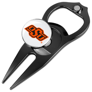 Oklahoma State Cowboys - Hat Trick Divot Tool Black