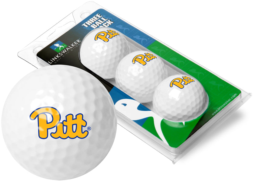 Pittsburgh Panthers 3 Golf Ball Gift Pack 2-Piece Golf Balls