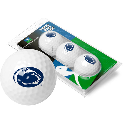 Penn State Nittany Lions 3 Golf Ball Gift Pack 2-Piece Golf Balls