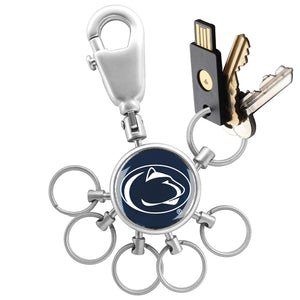 Penn State Nittany Lions Collegiate Valet Keychain with 6 Keyrings