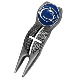 Penn State Nittany Lions - Crosshairs Divot Tool  -  Black - Linkswalkerdirect