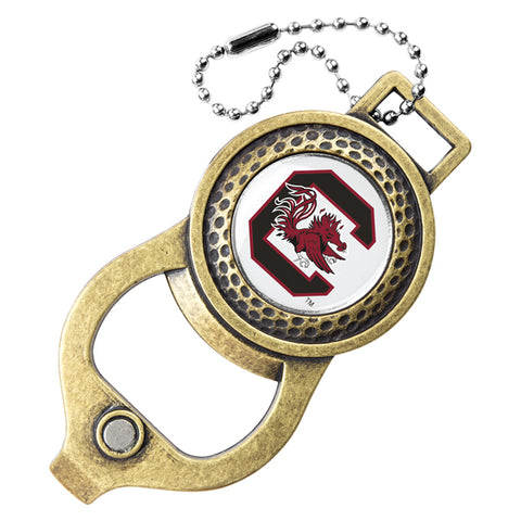 South Carolina Gamecocks Golf Bag Tag with Ball Marker
