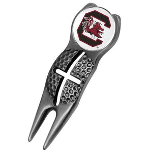 South Carolina Gamecocks - Crosshairs Divot Tool  -  Black - Linkswalkerdirect