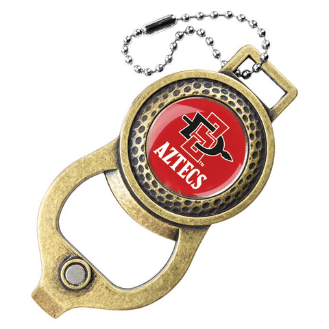 San Diego State Aztecs Golf Bag Tag with Ball Marker