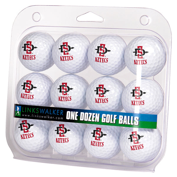 San Diego State Aztecs - Dozen Golf Balls - Linkswalkerdirect