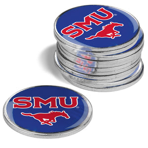 Southern Methodist University Mustangs - 12 Pack Ball Markers