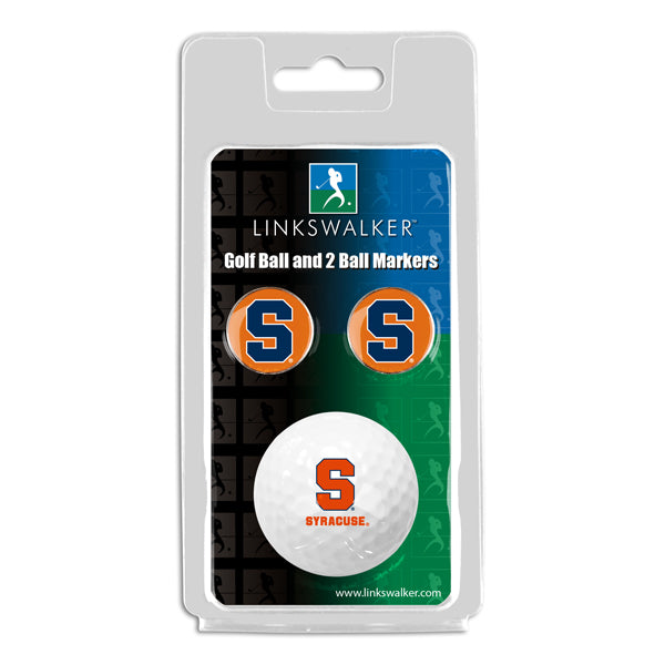 Syracuse Orange - Golf Ball and 2 Ball Marker Pack