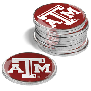 Texas A&M Aggies - 12 Pack Ball Markers