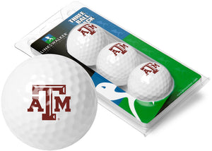 Texas A&M Aggies - 3 Golf Ball Sleeve