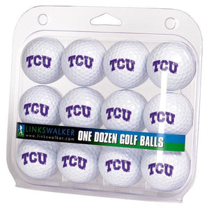 Texas Christian Horned Frogs - Dozen Golf Balls - Linkswalkerdirect