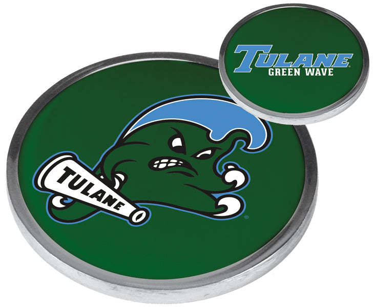 Tulane University Green Wave - Flip Coin