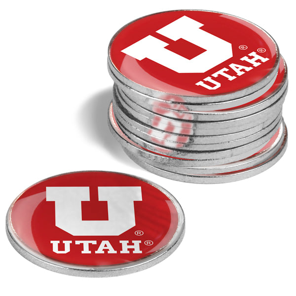 Utah Utes - 12 Pack Ball Markers