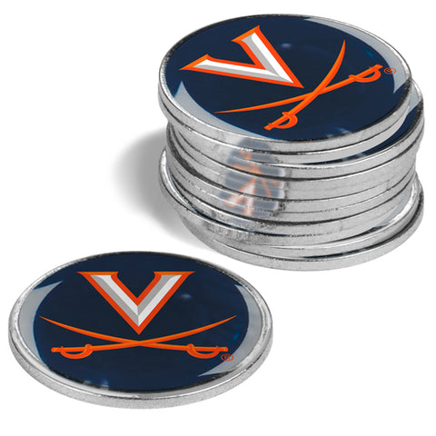 Virginia Cavaliers - 12 Pack Ball Markers