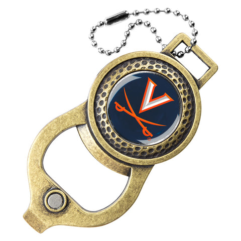 Virginia Cavaliers Golf Bag Tag with Ball Marker