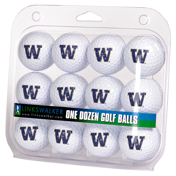 Washington Huskies - Dozen Golf Balls - Linkswalkerdirect