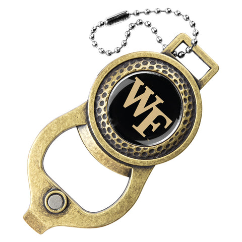 Wake Forest Demon Deacons Golf Bag Tag with Ball Marker