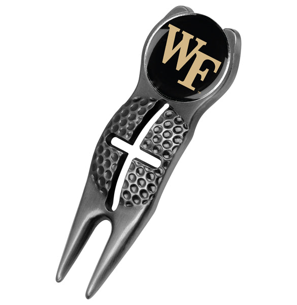 Wake Forest Demon Deacons - Crosshairs Divot Tool  -  Black